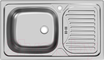 Мойка кухонная Ukinox Классика CLM760.435 W6K 2L - фото