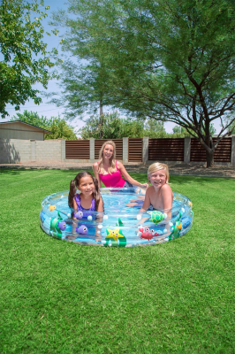 Надувной бассейн Bestway Подводный мир 51004