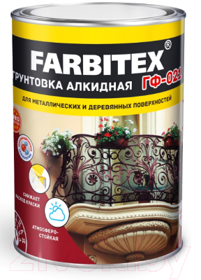 Грунтовка Farbitex ГФ-021 - фото
