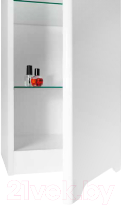 Шкаф-полупенал для ванной Dreja QL35 / 99.0010 (белый глянец)