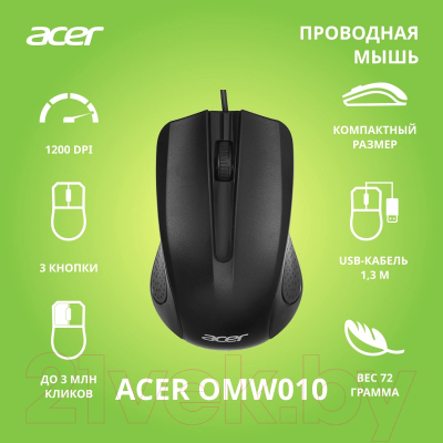 Мышь Acer OMW010 / ZL.MCEEE.001