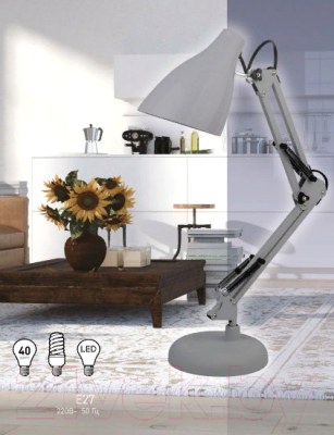 Настольная лампа ЭРА N-123-Е27-40W-GY / Б0047199