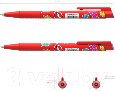 Ручка шариковая Erich Krause Sweet Love / 50745
