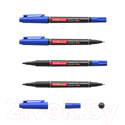 Маркер перманентный Erich Krause Double P-80 / 48184