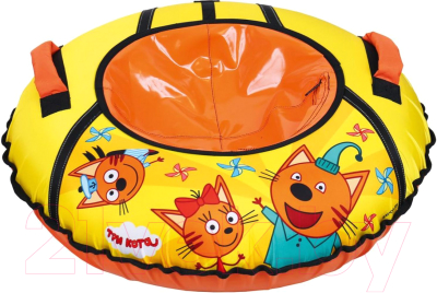 Тюбинг-ватрушка Ника ТБ1-80 (три кота) - фото