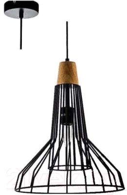 Потолочный светильник Aitin-Pro НСБ X1592 (черный/коричневый) - фото