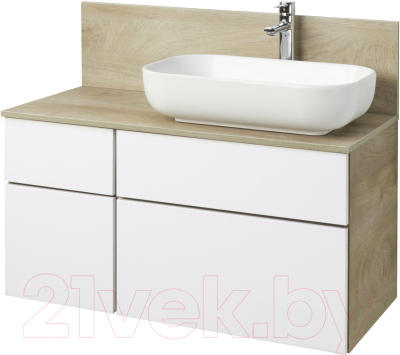 Тумба под умывальник Акватон Мишель 100 (1A244101MIX40) - фото