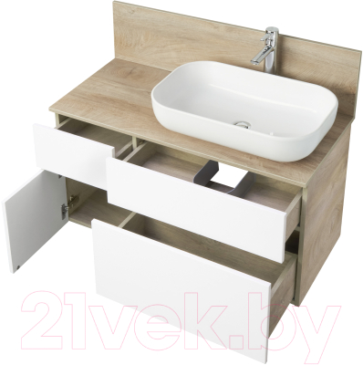 Тумба под умывальник Акватон Мишель 100 (1A244101MIX40)