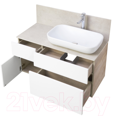 Тумба под умывальник Акватон Мишель 100 (1A244101MIX40)