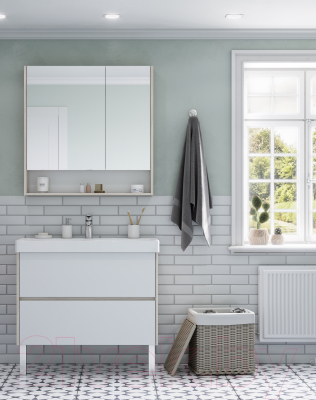 Тумба с умывальником Акватон Сканди 90 (1A2519K0SDB20)