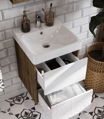 Тумба с умывальником Акватон Сканди 45 (1A2516K0SDZ90)