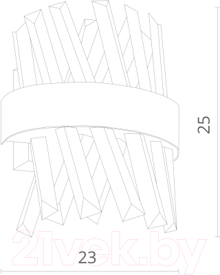 Бра Divinare Corona 1685/01 AP-1
