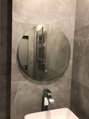 Зеркало Пекам Ring Fly 60x60 / ringFly-60x60s (с подсветкой и сенсором на прикосновение)