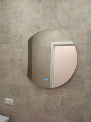 Зеркало Пекам Ring Fly 70x70 / ringFly-70x70sp (с подсветкой и подогревом, с сенсором на прикосновение)