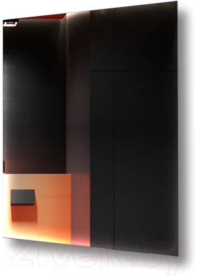 Зеркало Пекам Greta Fly 50x60 / GretaFly-50x60s (с подсветкой и сенсором на прикосновение)