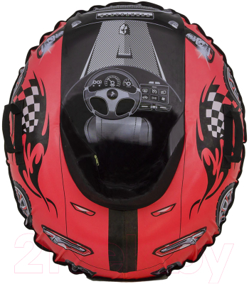 Тюбинг-ватрушка Тяни-Толкай Машинка Comfort (красный, Кабат)