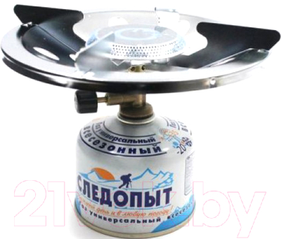 Горелка газовая туристическая Следопыт Ручное Пламя / PF-GSP-S07 - фото