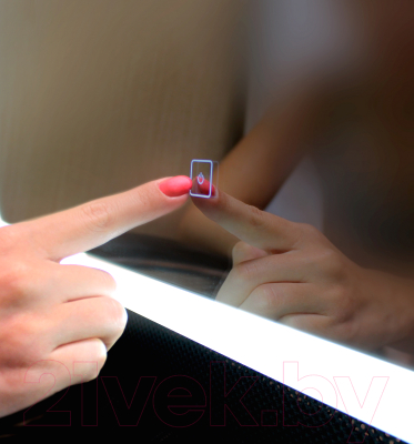 Зеркало Пекам Greta Fly 120x80 / GretaFly-120x80s (с подсветкой и сенсором на прикосновение)