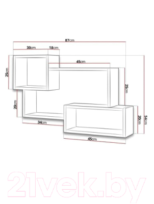 Полка-ячейка Тэкс ПН-6