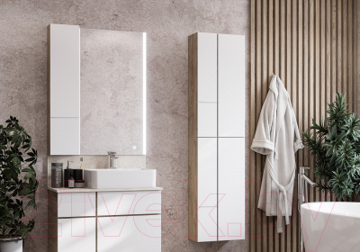 Шкаф-полупенал для ванной Акватон Мишель (1A243903MIX40)