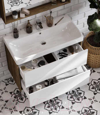 Тумба с умывальником Акватон Сканди 90 (1A2519K0SDZ90)