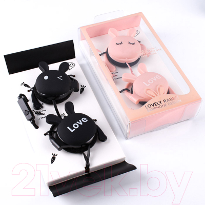 Наушники-гарнитура Darvish Зайки Проводные с микрофоном / DV-H-1415