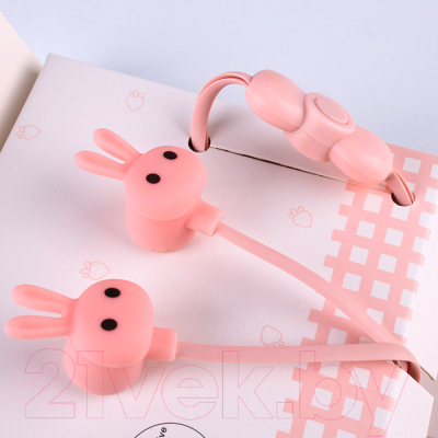 Наушники-гарнитура Darvish Зайцы Проводные с микрофоном / DV-H-1409