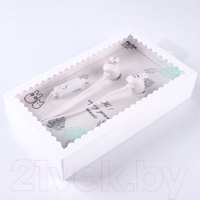 Наушники-гарнитура Darvish Зверьки Проводные с микрофоном / DV-H-1408