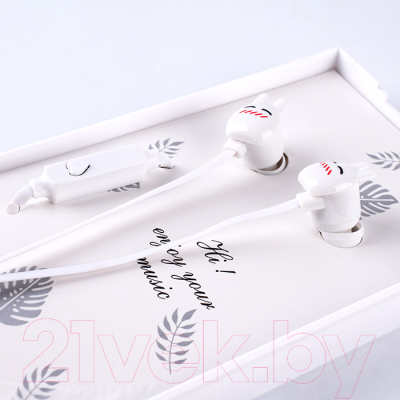 Наушники-гарнитура Darvish Зверьки Проводные с микрофоном / DV-H-1408