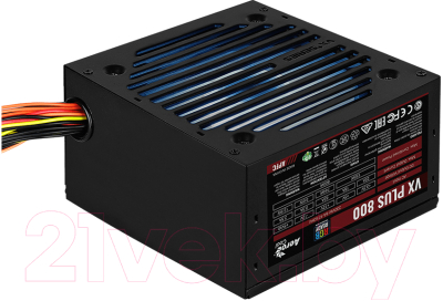 Блок питания для компьютера AeroCool VX-800 Plus RGB 800W