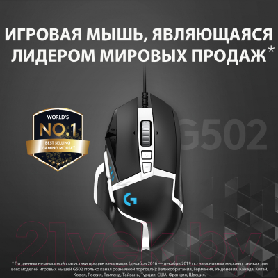 Мышь Logitech G502 Hero SE / 910-005729