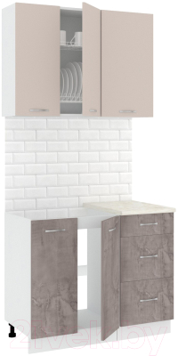 Готовая кухня Кортекс-мебель Корнелия Лира 1.0м - фото