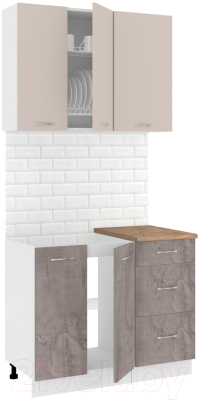Готовая кухня Кортекс-мебель Корнелия Лира 1.0м - фото
