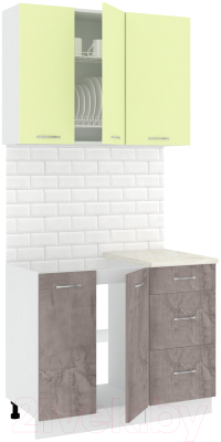 Готовая кухня Кортекс-мебель Корнелия Лира 1.0м - фото