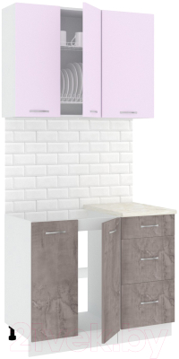 Готовая кухня Кортекс-мебель Корнелия Лира 1.0м - фото