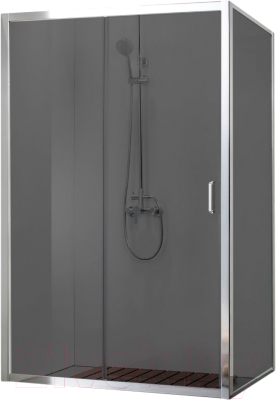 Душевой уголок Adema Direct-120 (тонированное стекло) - фото