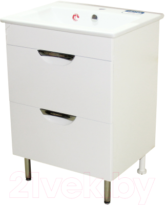 Тумба под умывальник СанитаМебель Эмили-602.600 - фото