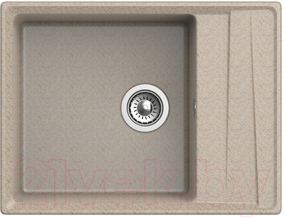 Мойка кухонная GranFest GF-LV-660L (песочный) - фото