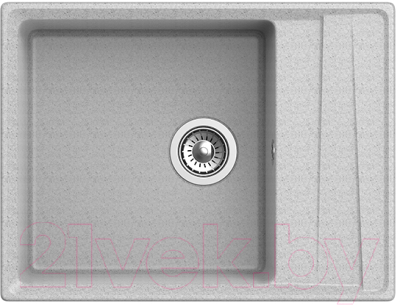 Мойка кухонная GranFest GF-LV-660L (серый) - фото