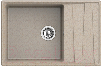 Мойка кухонная GranFest GF-LV-760L (песочный) - фото