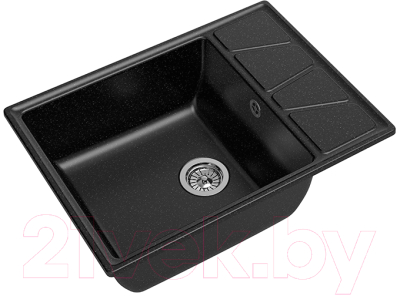 Мойка кухонная GranFest GF-V680L (черный)