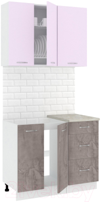 Готовая кухня Кортекс-мебель Корнелия Лира 1.0м - фото