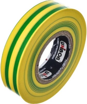 Изолента Unibob ПВХ 15ммx20м 130 мкн / 59648 - фото