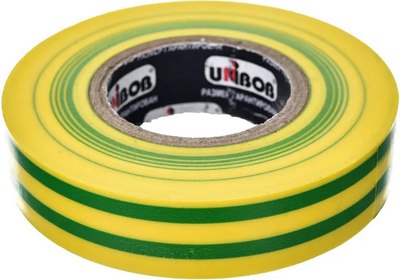 Изолента Unibob ПВХ 15ммx20м 130 мкн / 59648