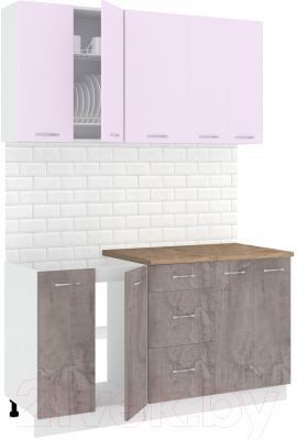 Готовая кухня Кортекс-мебель Корнелия Лира 1.5м - фото