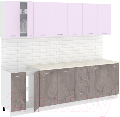 Готовая кухня Кортекс-мебель Корнелия Лира 2.6м - фото
