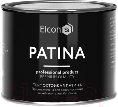 Краска Elcon Patina термостойкая до 700C - фото