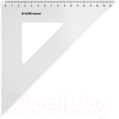 Треугольник Erich Krause Clear / 52974 - фото