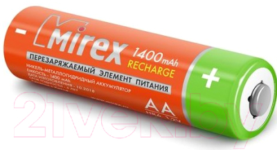 Комплект аккумуляторов Mirex HR6 / HR6-20-E2