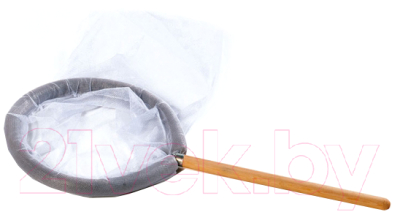 Сачок для птиц Duvo Plus 34400/404/422/DV (деревянная ручка, белый) - фото